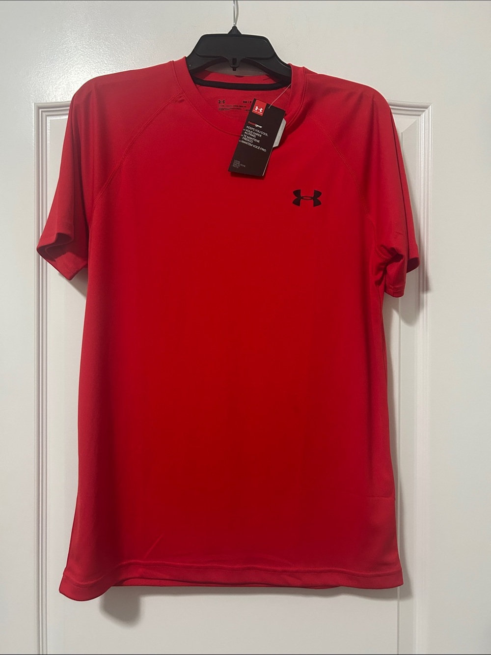 Under Armour Red Short-Sleeve Tech Athletic Tee